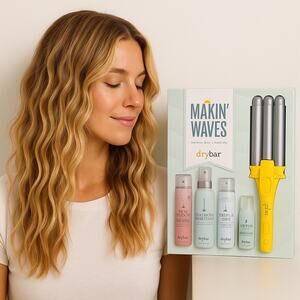 Drybar “Makin’ Waves” Set — Waver + 4 Styling Products - NEW in BOX